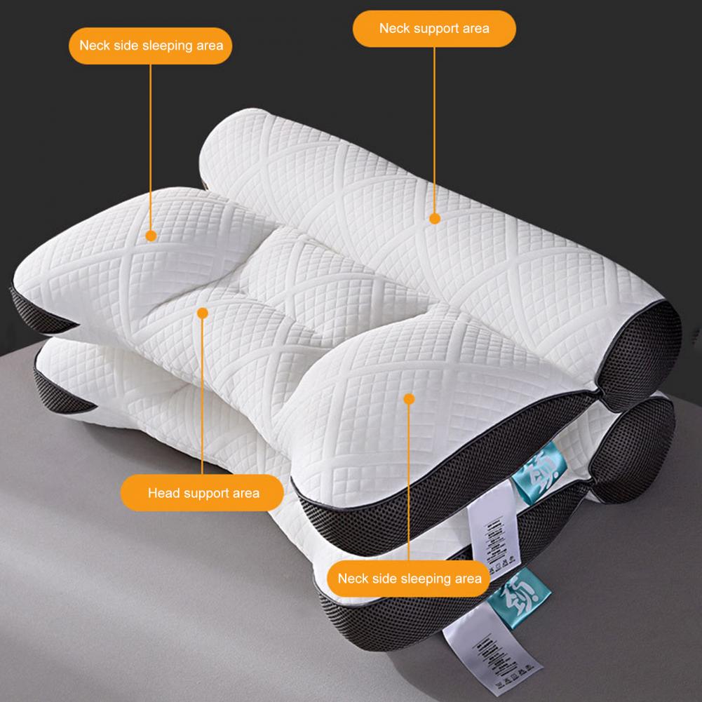 Memory Pillow Soft Memory Foam Neck Pillow Memory Foam Neck Support Pillow For Side Back Stomach Sleepers Ergonomic For Bedroom