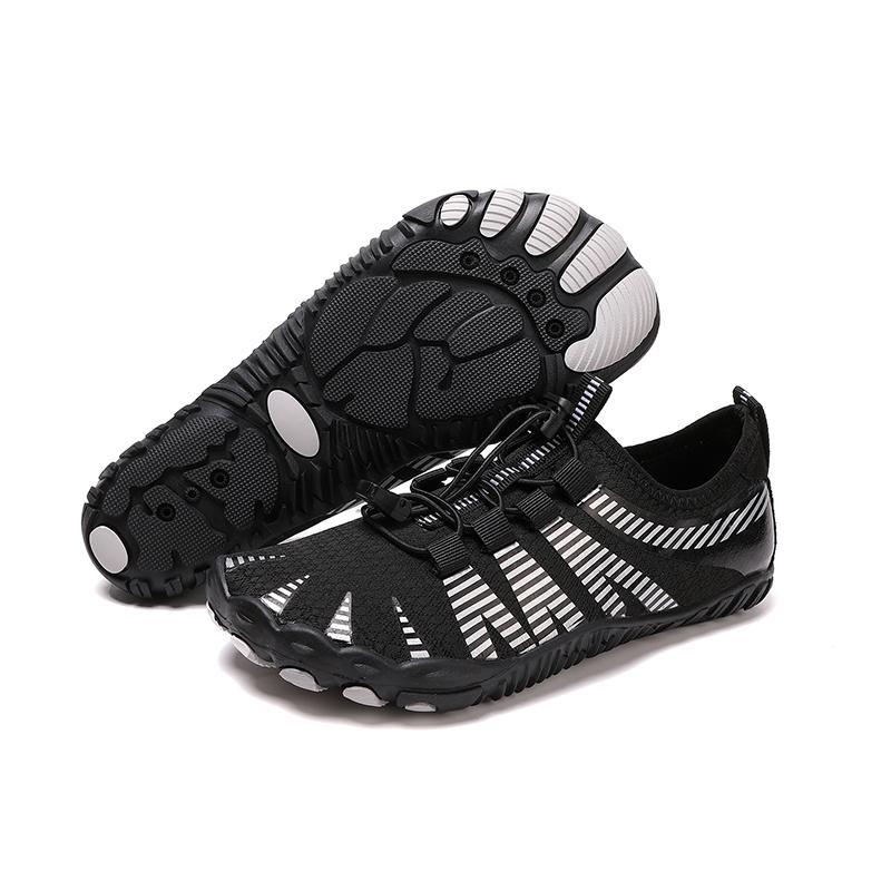 Schnelltrocknende Wasserschuhe Atmungsaktive Aquatik-Sneaker Strand-Badeschuhe Outdoor-Freizeit-Wanderschuhe Fünf-Finger-Sneaker Anti-Rutsch