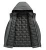Men's Hooded Thickened Down Jacket with Detachable Liner - Warm Ski Suit for Middle-Aged and Young Adults