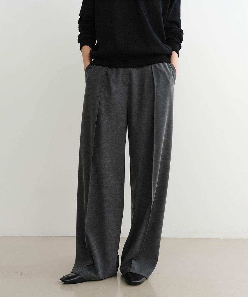 Ia Devin Tuck Pants (Charcoal)