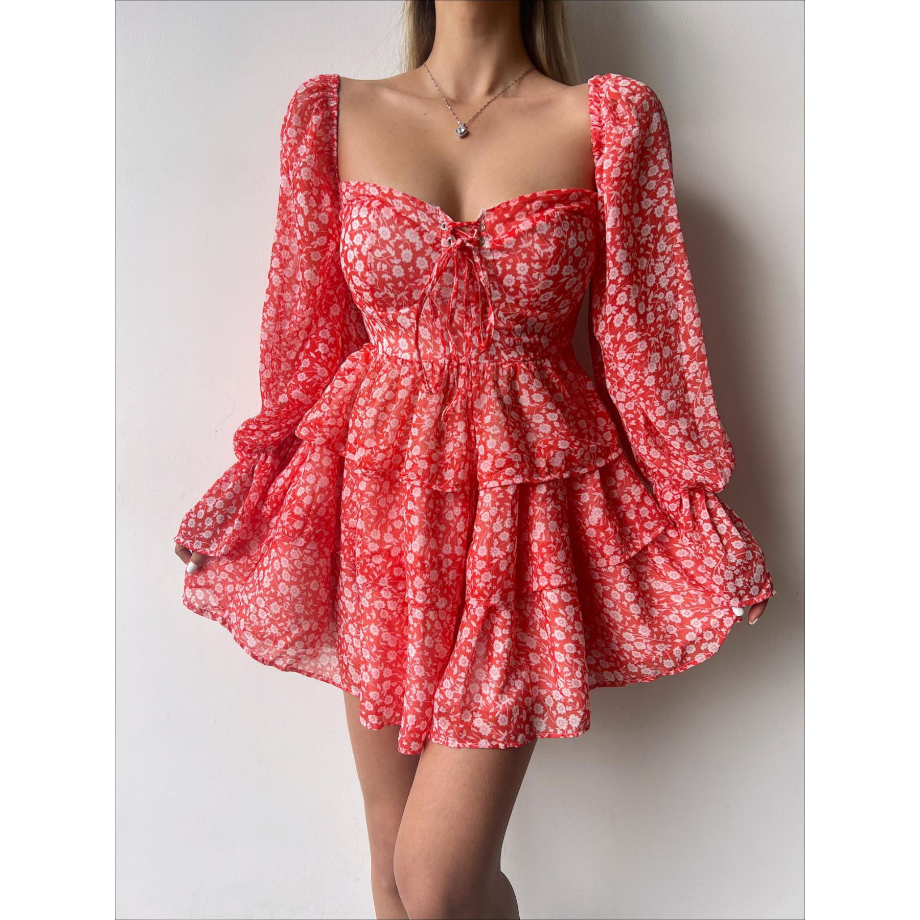 

Женское мини-платье Arola с цветочным принтом