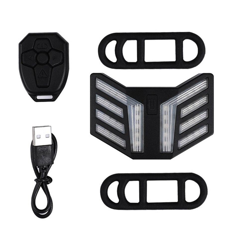 Bicycle Tail Light USB Bike Rear Light Wireless Remote Control Turn Signal for Bicycle