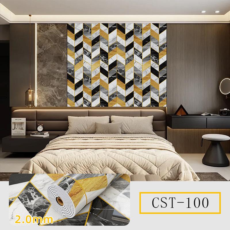 Roll-up Fliesenaufkleber Tapete Selbstklebend Wasserdichte Tapete Verdickter Marmor Verdickte Rolle Dekorative Wandaufkleber