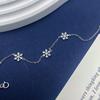S925 Sterling Silver Snowflake Bracelet - Korean Style Light Luxury Fashion for Women