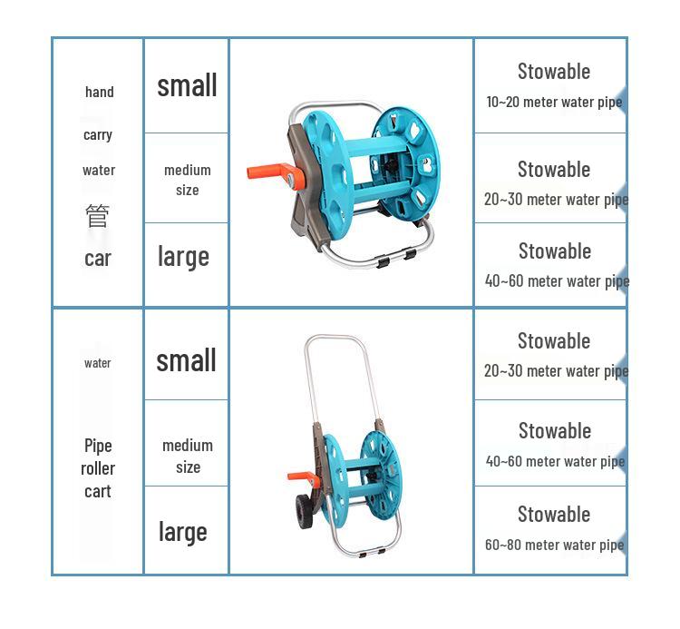 Garden Hose Reel - 30m Easy Storage, Hot Seller, Customizable Colors