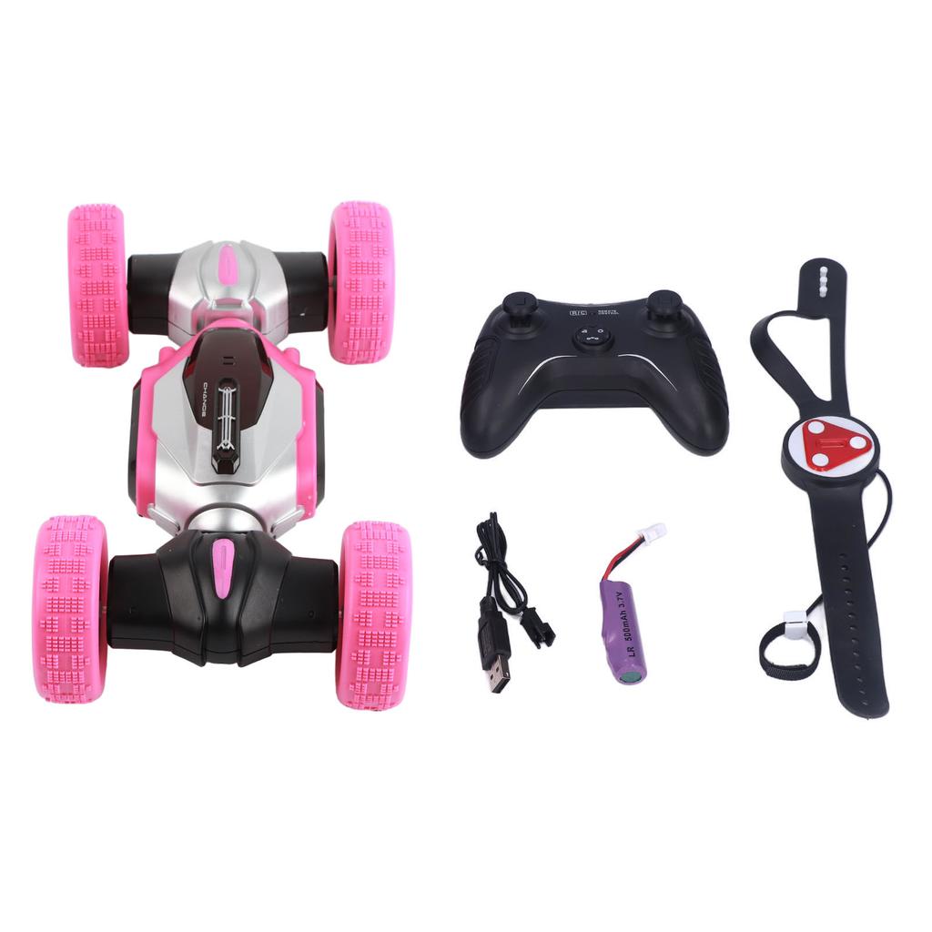 Gesture Sensing RC Stunt Car Double Sided Rotating 4WD Electric Remote Control Car for 6+ Years Old