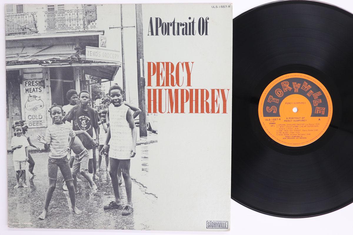 Виниловая пластинка PERCY HUMPHREY A Portrait Of Percy Humphery ULS1557 STORYVILLE Японский джаз Б/у