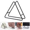 OUNONA Coaster Storage Holder, Rack, Coaster Holder, Coaster Stand, Shelf, Organizer, Iron, Triangular, 3D, Stylish, Plate Storage, Drainer, Kitchen