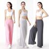 Plus-Size Modal Wide-Leg Yoga Pants - Comfortable, Breathable, and Sweat-Absorbent for Casual Sports and Fitness