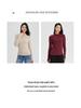 Women's Hyaluronic Acid Thermal Slimming Long Sleeve T-Shirt - Half High Neck, Autumn/Winter Base Layer