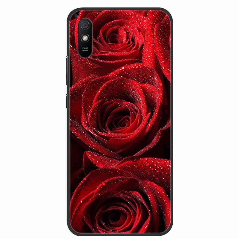 For Xiaomi Redmi 9A Case Redmi 9AT Shockproof Soft Silicone TPU Back Cover For Redmi 9i 9A Sport Phone Cases 9AT Cute Cartoon