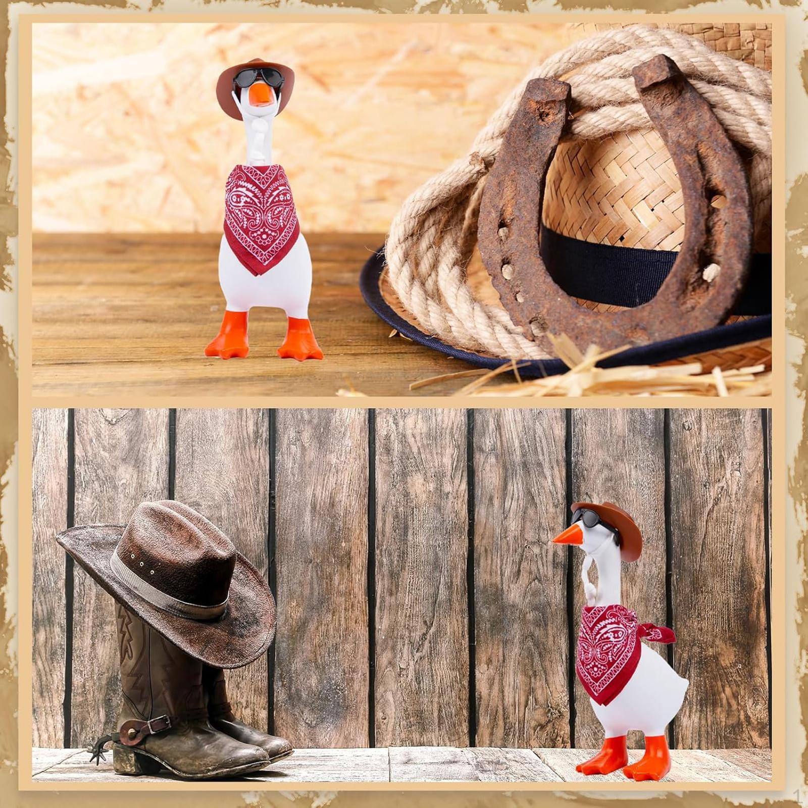 

3 Set Desk Goose Outfits Stylish Creative Decor Accessories for Bedroom