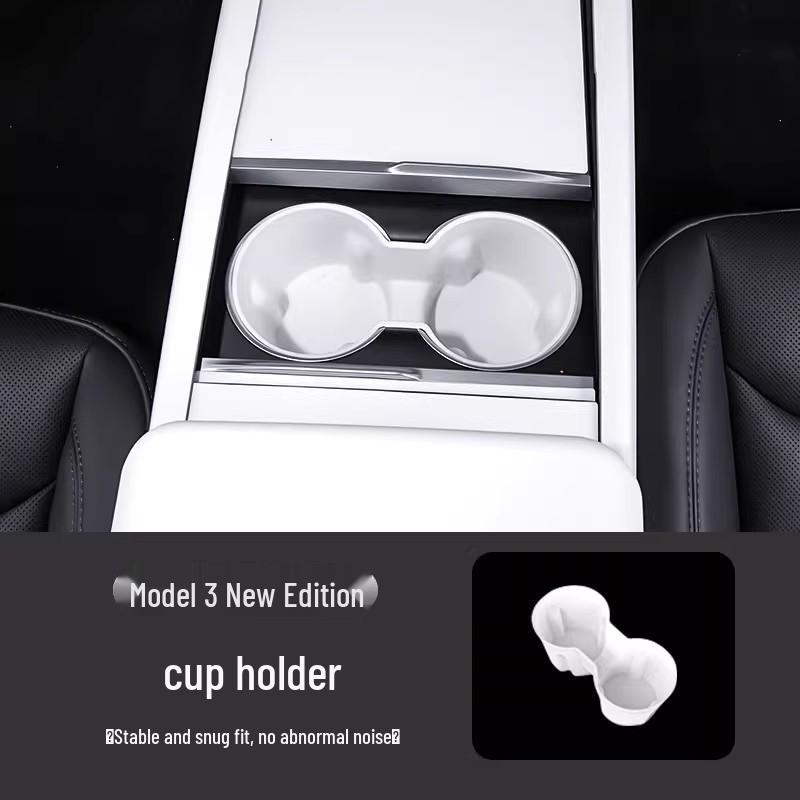 Tesla Model Y/YL/3 Center Console Dashboard Sticker - White Interior Decoration