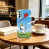 Cartoon Z-S-noopy-PC  Phone Case For SamsungA10,12,20,21S,30,31,40,50,51,52,70,71 Transparent Cover