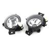 Clear 2PCS Set Fog Light Lamp Front Bumper Spotlight Fits For BMW X5 E70 2011-2013 63177224643 63177224644