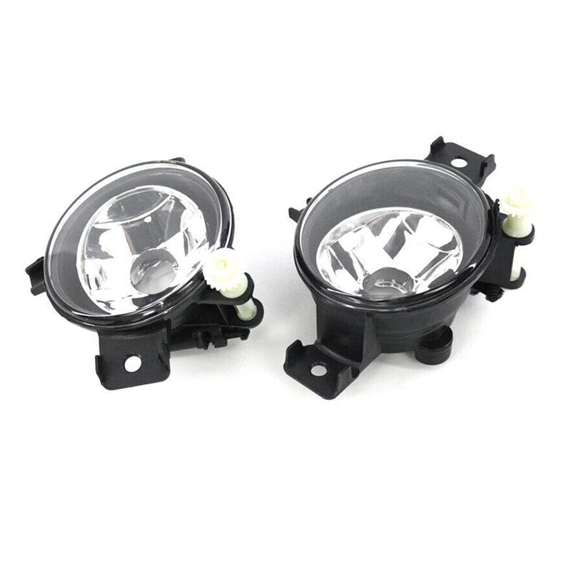 Clear 2PCS Set Fog Light Lamp Front Bumper Spotlight Fits For BMW X5 E70 2011-2013 63177224643 63177224644