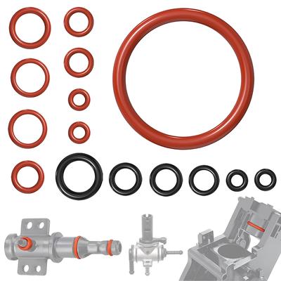 Saeco Kaffeemaschine Silikon Dichtringe: 15 Stück Dichtung O-Ring Dichtungsset für Brühgruppenauslaufanschluss
