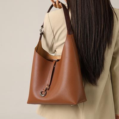 Sac pour femme en cuir véritable Sac fourre-tout pour femme Sac à bandoulière de grande capacité Sense Premium Sac à bandoulière pour femme