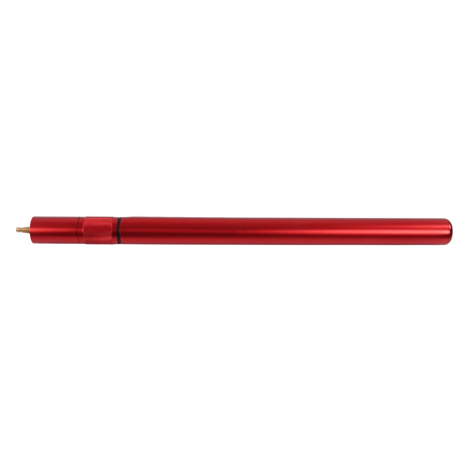 

17 Inch Aluminum Alloy Pool Cue Extender Telescopic Billards Stick Lengthening Extender червоний