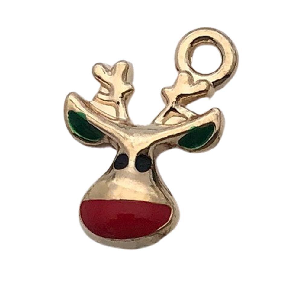 140 Kinds Of Christmas Drips Santa Claus Snowman Snowflake Deer Earrings Bracelet Pendant Diy Jewelry Accessories