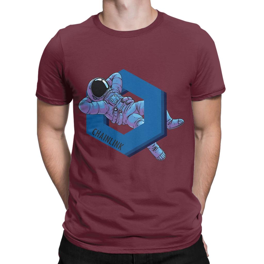 chainlink Novelty 100 Cotton TShirt Chainlink Tops Tees For Unisex