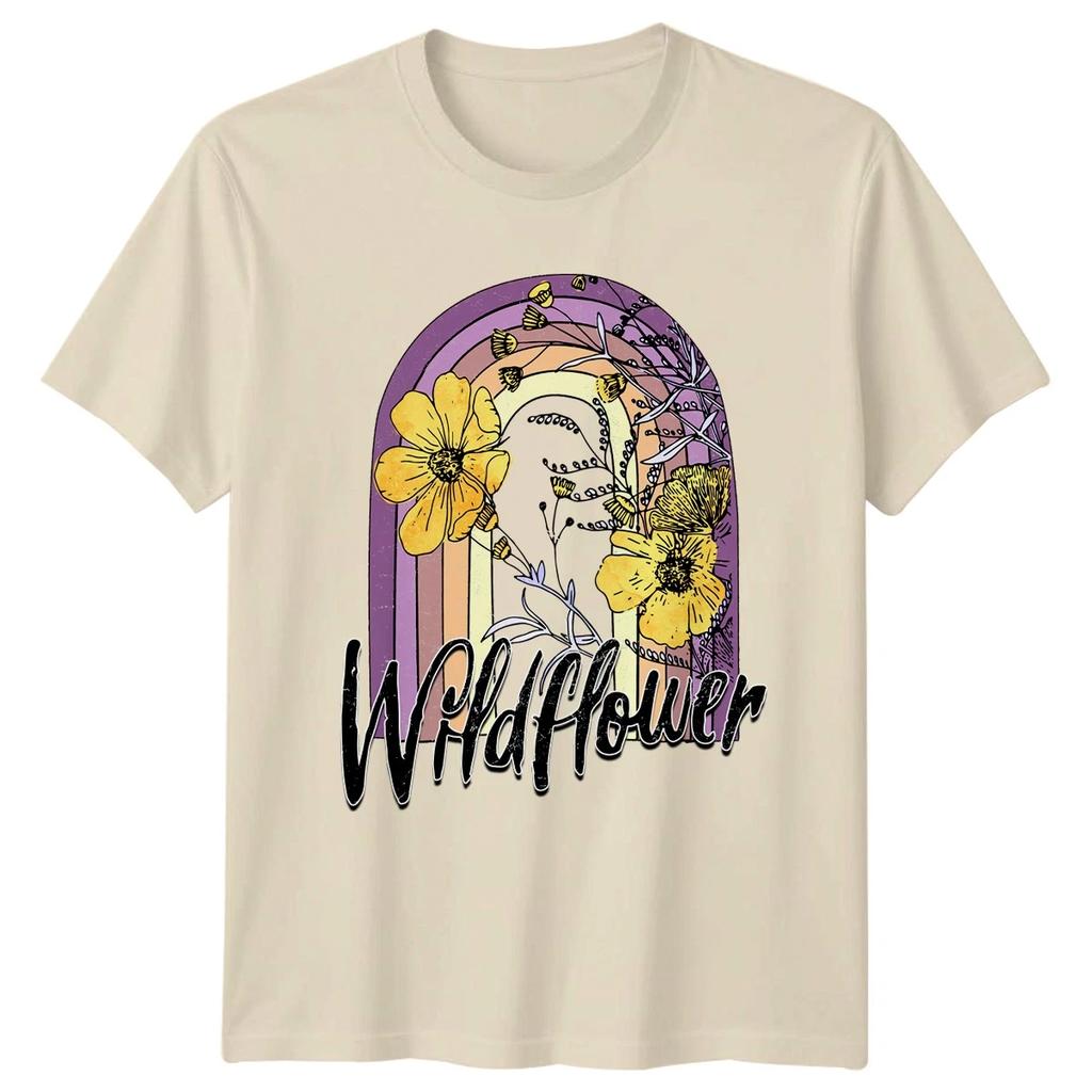 Wildflower Womens T-Shirt Wildflower Nature Mothers Day Gift For Her