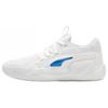 Court Rider Fashion Versatile Non-Slip Durable Breathable Low-Top Basketball Shoes Men Sneaker White Blue 378051-03