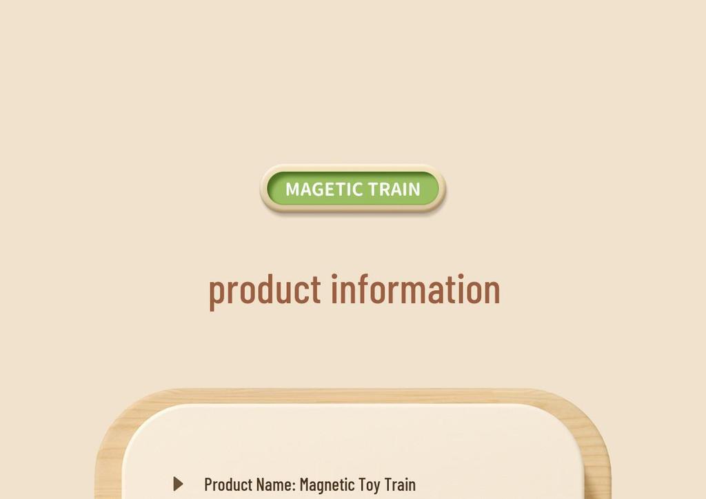 Magnetic Number Train Toy: Educational Building Blocks for Kids Ages 2-6