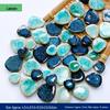 Handmade Ceramic Mosaic Art Kit: Blue & White Porcelain Pieces for Creative Parent-Child Projects