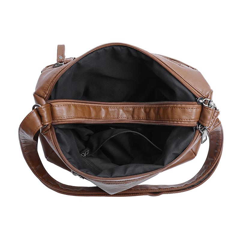 Multi-compartment Simple All-match Middle-aged and Elderly Mother's Large-capacity Casual Shoulder Crossbody Bag