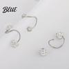 Sturdy Earring 1Pc Piercing Faux Crystal Tragus Studs