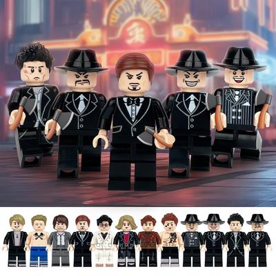 Gotham Sinister Gang Mafia Accessories Minifigures Parts Building Bricks Bricks Toys