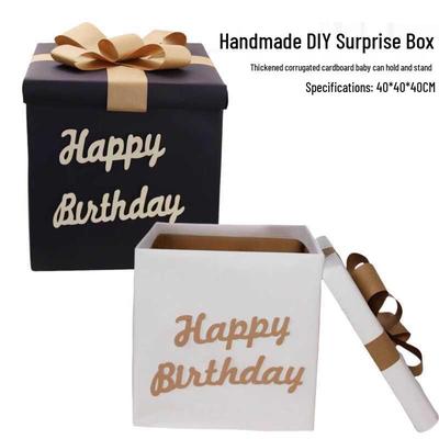 Creative DIY Gift Box for Baby's First Birthday or Children's Party Decorations