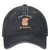 Funny Dont Worry Be Cappy Baseball Cap Happy Capybara Streetwear Men Adult Hip Hop Hats Outdoor Sport Baseball Caps Gift Idea