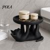 Practical Jewelry Dish Storage Rack, Cat Shape, Anti-Falling Ring Holder, Durable Clean And Tidy Rack Resin Anti-Slip Space-Saving Organizer, for Home