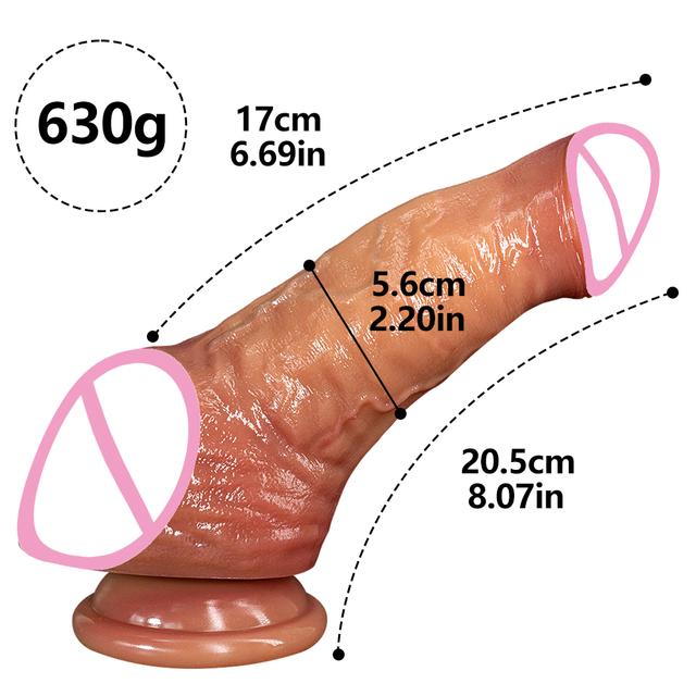 Big Penis Realistic Dildo Super Soft Silicone with Suction Cup Vagina Stimulato G-spot Curved Shaft Sex Toys For Women Men Gay