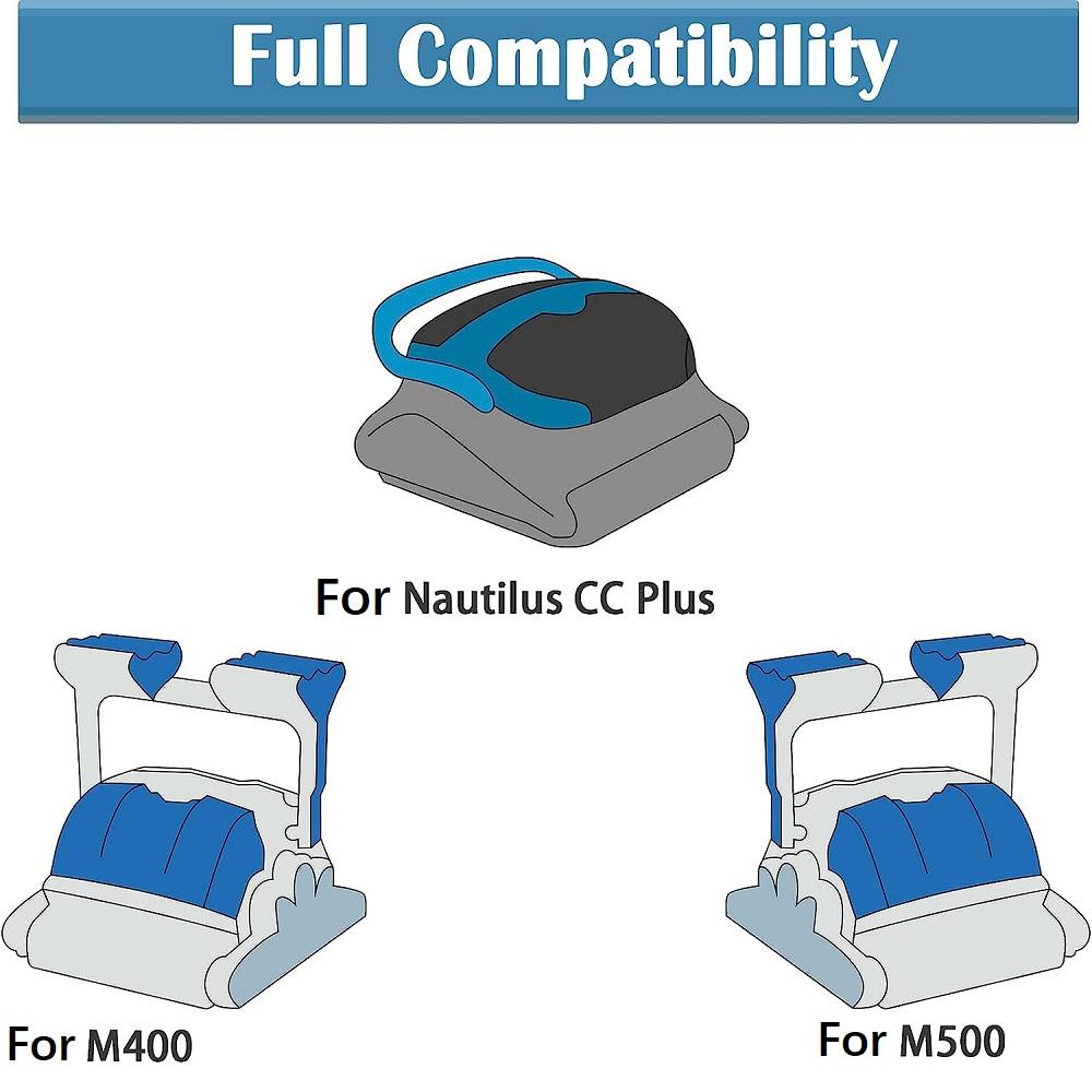 4PCS 9991432-R4 Pool Cleaner Filters for Dolphin Robotic Pool Cleaner M400 M500 Nautilus CC Plus