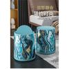 Retro light luxury bedroom, bathroom, home living room and kitchen new hotel large capacity double-layer trash cans