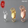 S925 Sterling Silver Spring Lobster Clasp for Necklaces, Bracelets & DIY Jewelry