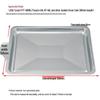 Small Rise Baking Pan: Household Oven Tray for Baking and Grilling