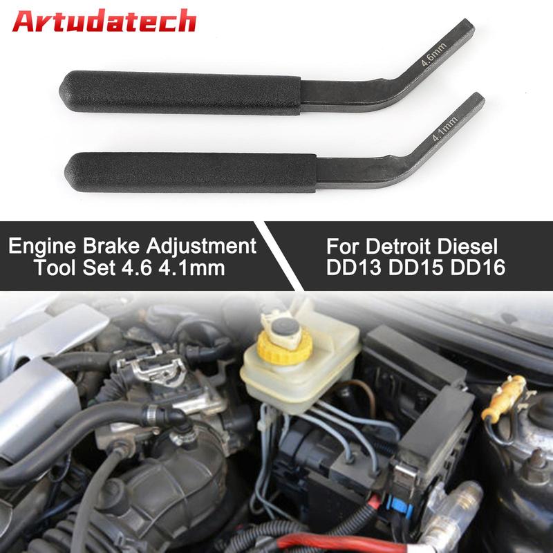Artudatech Engine Brake Adjustment Tool 4.6&4.1mm Kit For Detroit Diesel DD13 DD15 DD16 Car Accessories