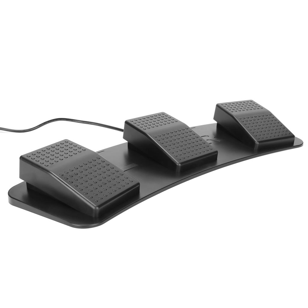 USB Triple Foot Switch Pedal Multifunctional Mechanical Switch Foot Switch Pedal for Playing Game Factory Testing