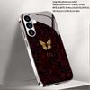 Elegant Dark Rose phone case s26 ultra case glass mobile phones for Samsung Galaxy S26 S25 S24 S23 S22 FE Ultra Plus