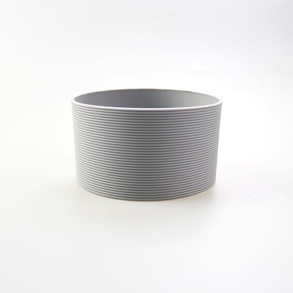 16 Colors 8.5CM Silicone Cup Cover Stripes Non-slip Heat For Glass Cup Sleeve 85MM Insulated Water Bottle Cup Sleeve