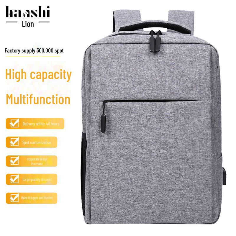 Men's High-End Fashion Waterproof Business Commuter Backpack with Large Capacity for Laptops and Travel