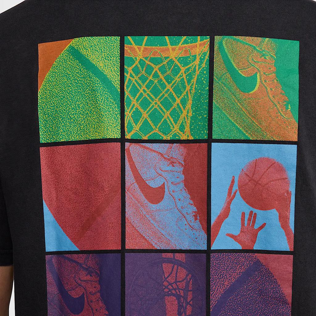 Nike Max90 Round Neck Comfortable Casual Printed Loose Short Sleeve T-Shirt Men Tops Black HJ3326010