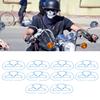 10Pcs Mask Brace Antifog Food Grade Silicone Freely Foldable Reusable Mask Support Frame for Outdoor   School