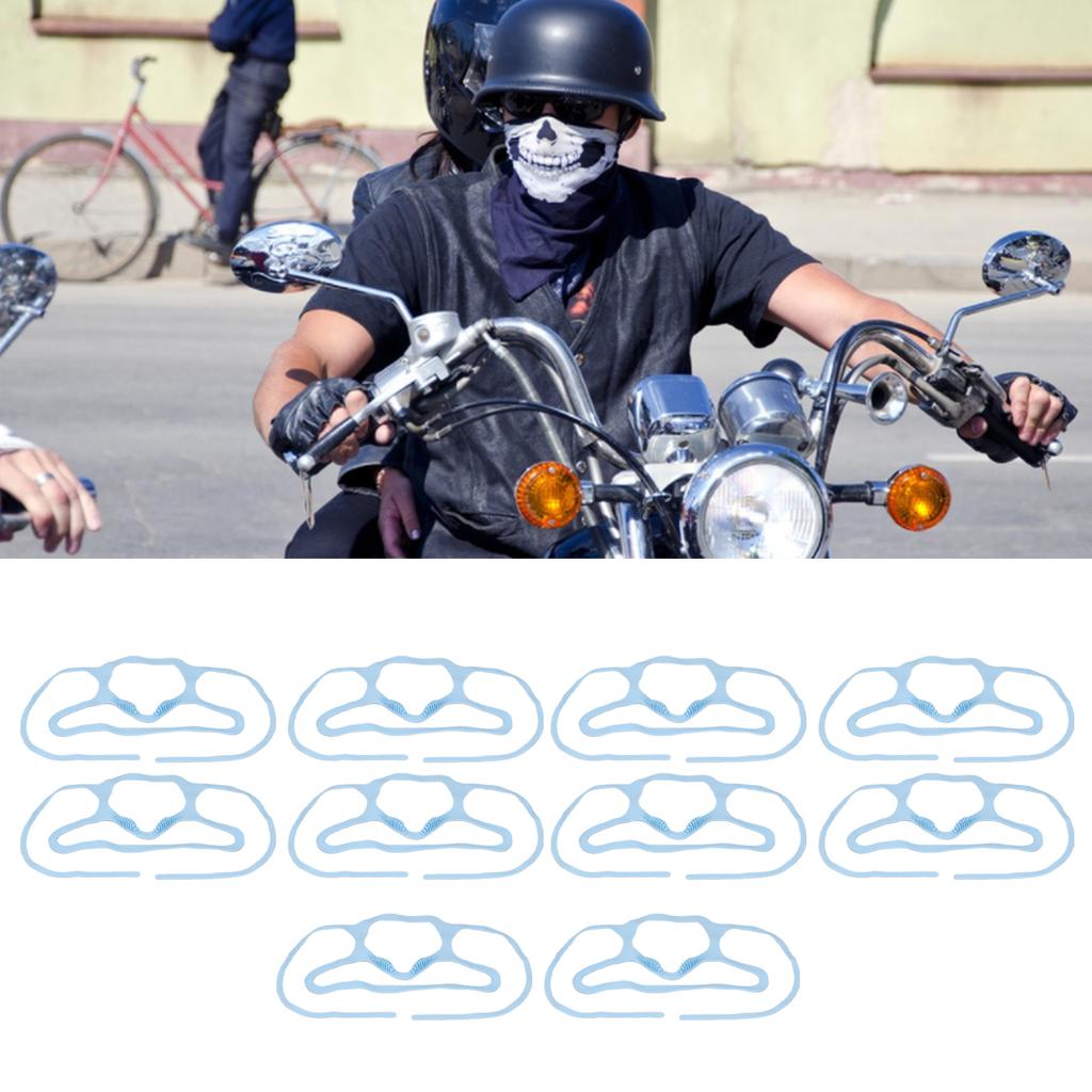 10Pcs Mask Brace Antifog Food Grade Silicone Freely Foldable Reusable Mask Support Frame for Outdoor   School