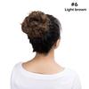 S-noilite Synthetic Elastic Band With Hair Curly Chignon Hair Women Drawstring Ponytail Hairpieces Black Brown Blonde Hairpiece