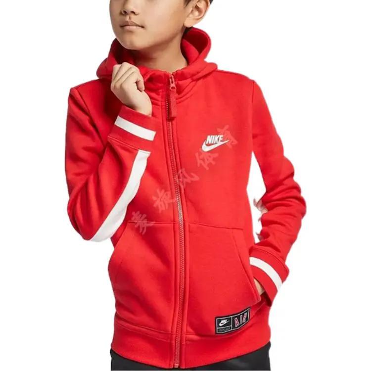 Nike Kids Sweatshirts Hooded Moderate (Unisex) Sweatshirts AQ9500 657